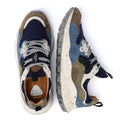 Flower Mountain Yamano 3 Suede Men's Light Brown/Light Blue/Violet Sneakers