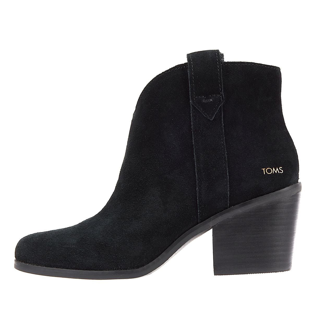 TOMS Constance Suede Women's Black Boots
