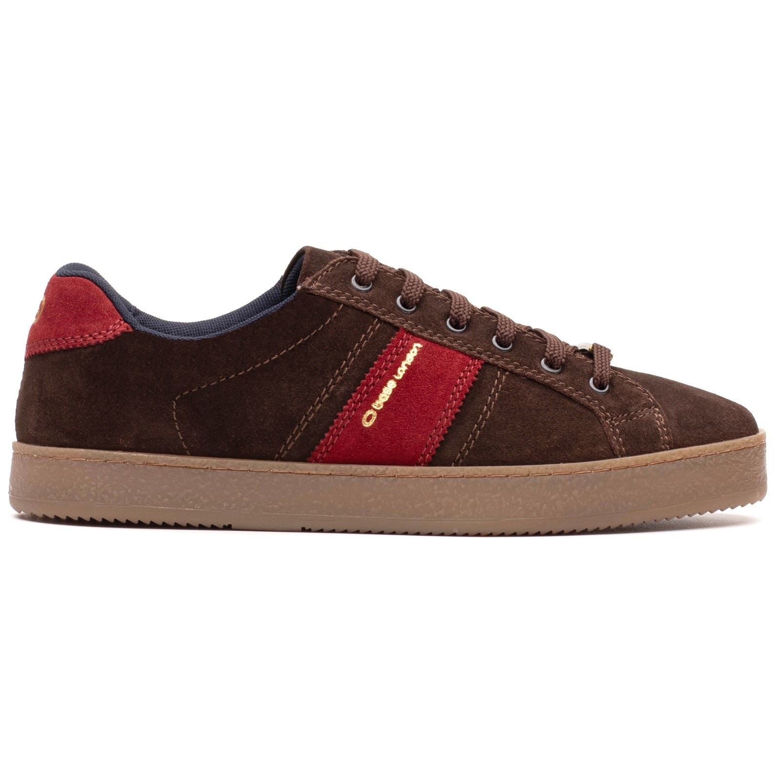 Base London Hopper Leather Men's Brown Sneakers