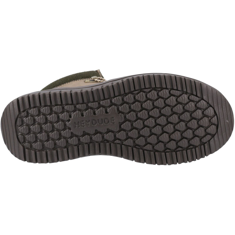 HEYDUDE Bradley Tumbled Classic Synthetic Men's Nut Ankle Boots