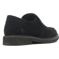 Hush Puppies Earl Slip On Suede Men's Black Loafers