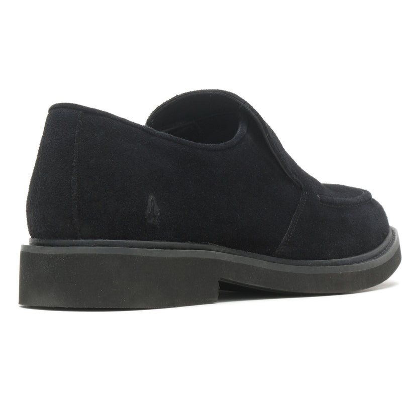 Hush Puppies Earl Slip On Suede Men's Black Loafers