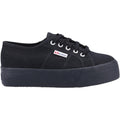 Superga 2790 Linea Up And Down 100% Cotton Women's Full Black Sneakers