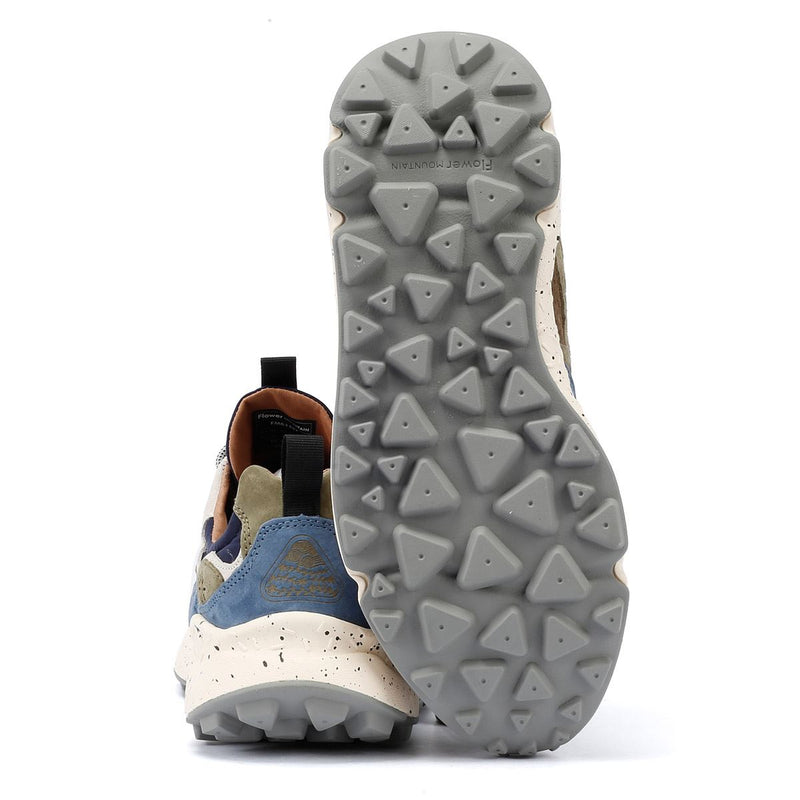 Flower Mountain Yamano 3 Suede Men's Light Brown/Light Blue/Violet Sneakers