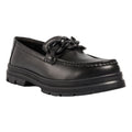 Pod Mina Leather Girls's Black Loafers