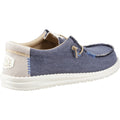 HEYDUDE Wally Coastline Canvas Men's Navy Boat Shoes