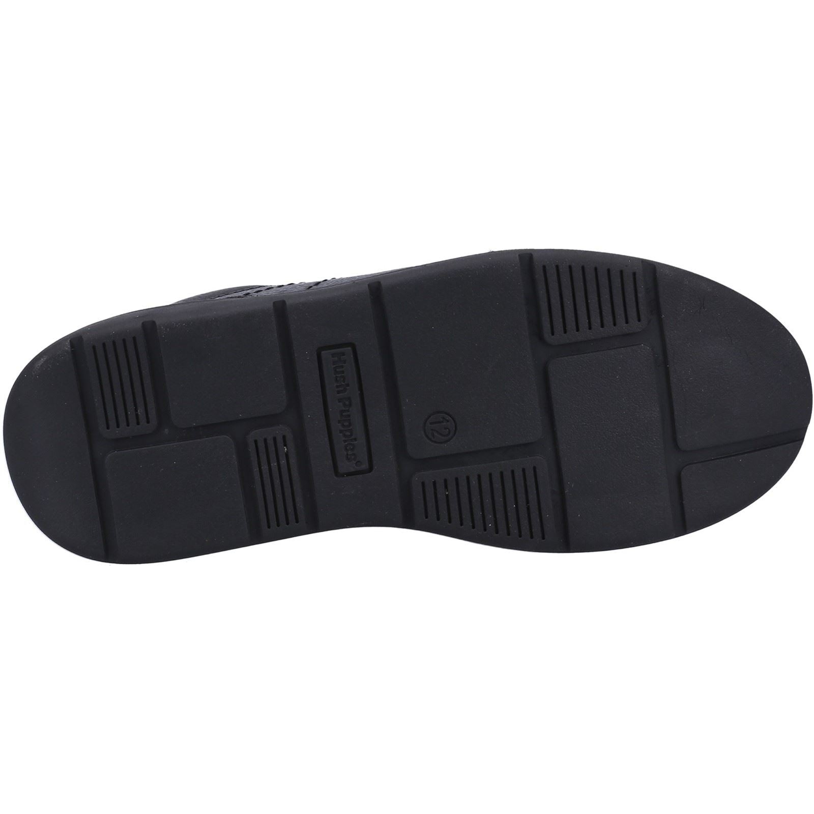Hush Puppies Robert JNR Leather Boys's Black Lace-Up Shoes