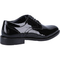 Hush Puppies Damien Lace Up Patent Leather Men's Black Patent Lace-Up Shoes