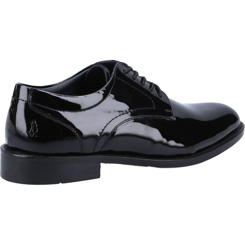 Hush Puppies Damien Lace Up Patent Leather Men's Black Patent Lace-Up Shoes