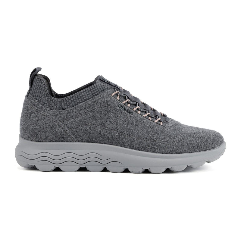 Geox D Spherica A Wool Blend Women's Anthracite Sneakers