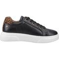 Hush Puppies Kathryn Leather Women's Black Trainers