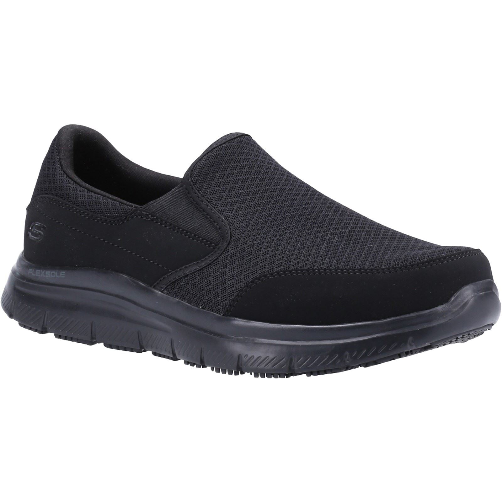Skechers Workwear McAllen Wide Textile Men's Black Safety Sneakers