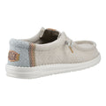 HEYDUDE Wally Jute Jute Men's Stone Grey/Iceberg Green Moccasins Shoes