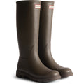 Hunter Downpour Tall Boot Rubber Women's Chocolate Brown Wellington Boots