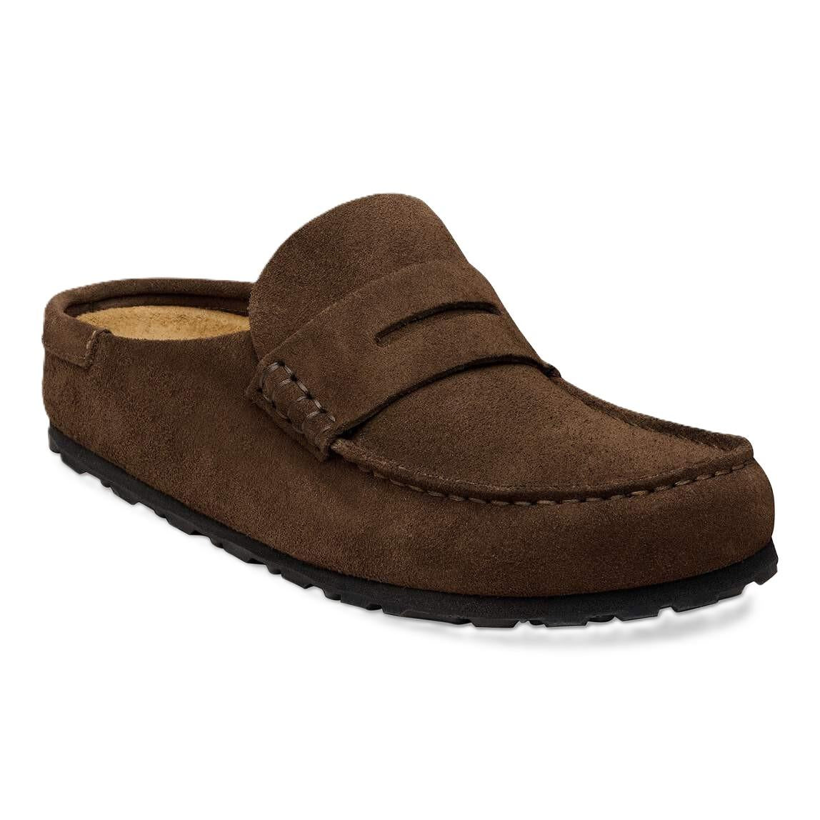 Birkenstock Naples Suede Carafe Regular Clogs