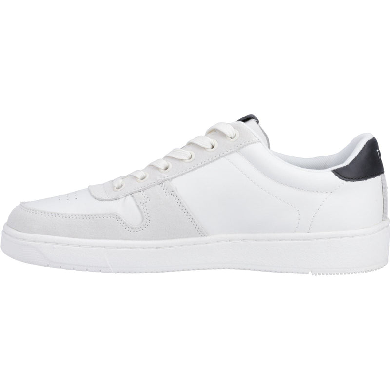 TOMS TRVL Lite Court Leather Men's White/Black Sneakers
