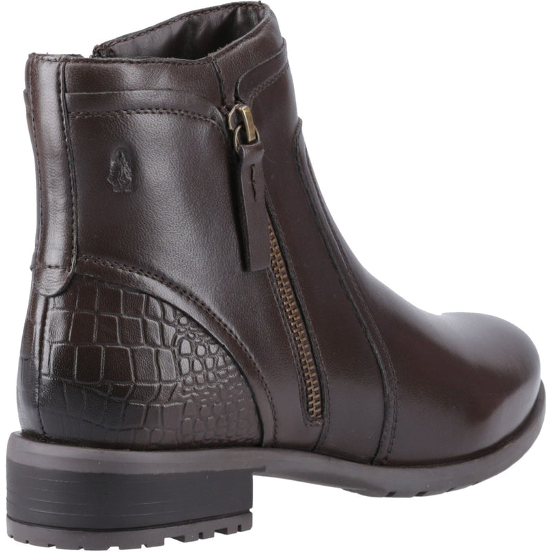 Hush Puppies Scarlett Leather Women's Brown Boots
