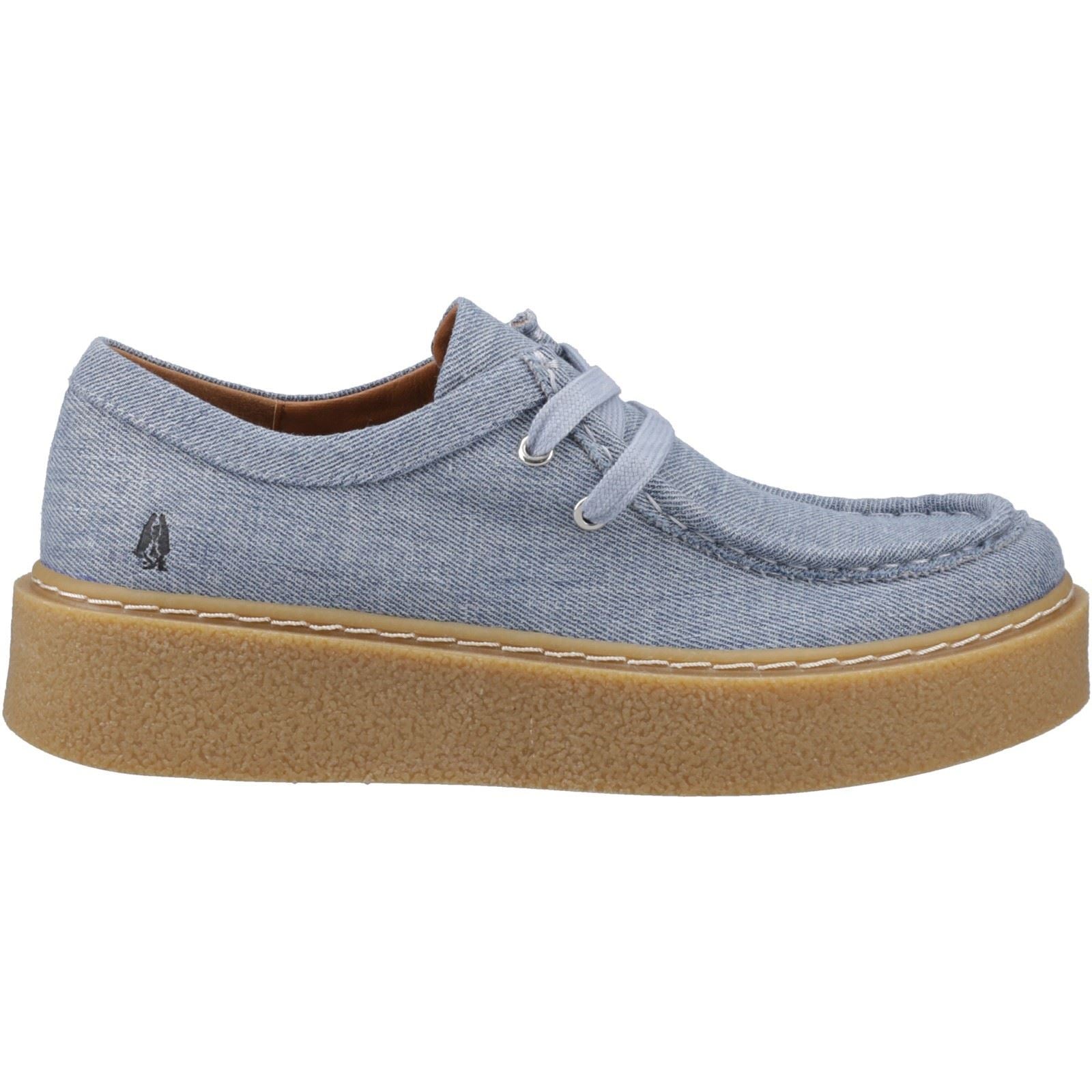 Hush Puppies Bridie Textile Textile Women's Denim Moccasins Shoes