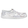 HEYDUDE Wally Washed Camo Polyester Men's Greyscale Desert Camo Boat Shoes