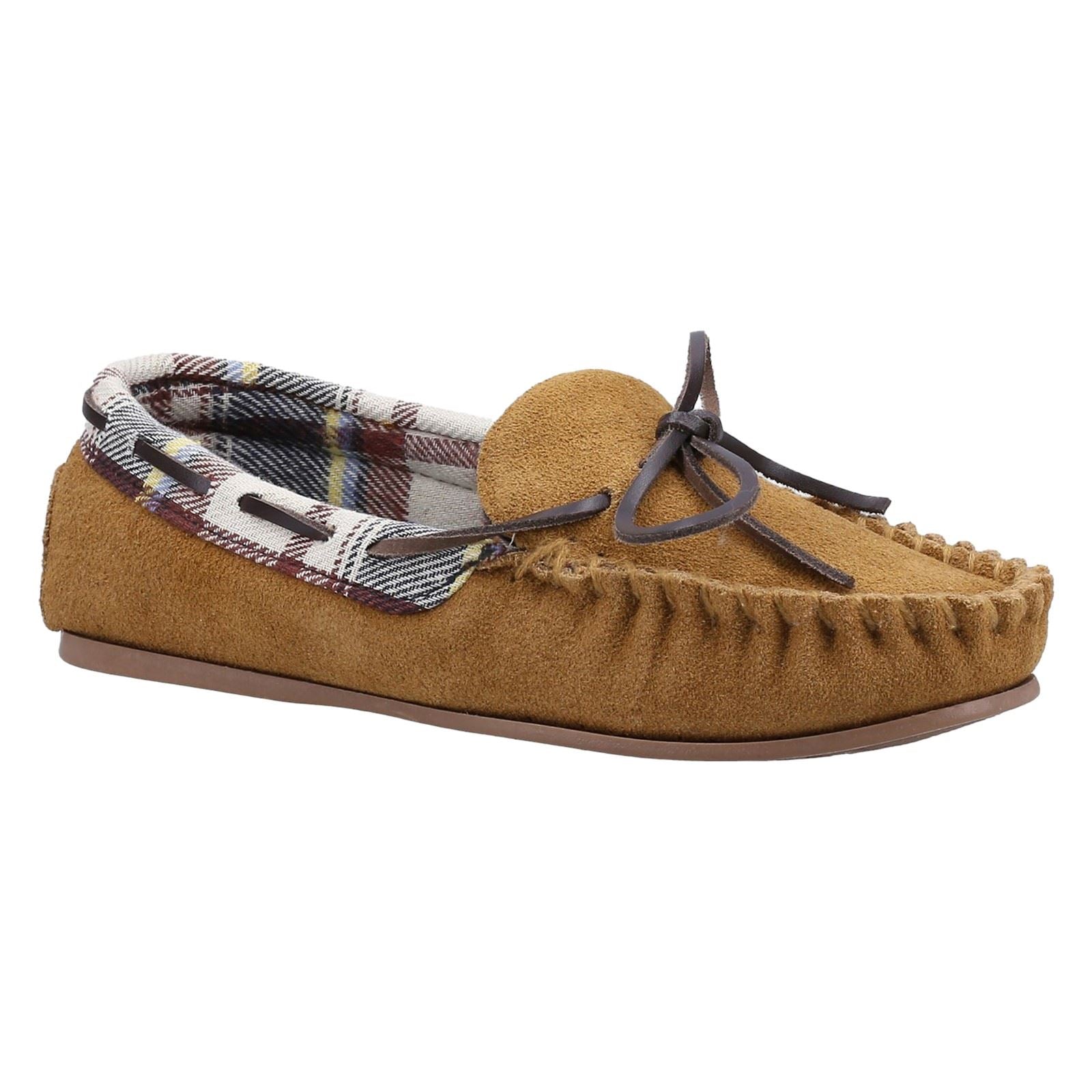 Cotswold Chatsworth Suede Women's Tan Slippers