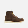 Red Wing 6 Inch Moc Toe Suede Men's Chocolate Boots