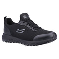 Skechers Workwear Squad Sr Wide Textile Women's Black Safety Sneakers