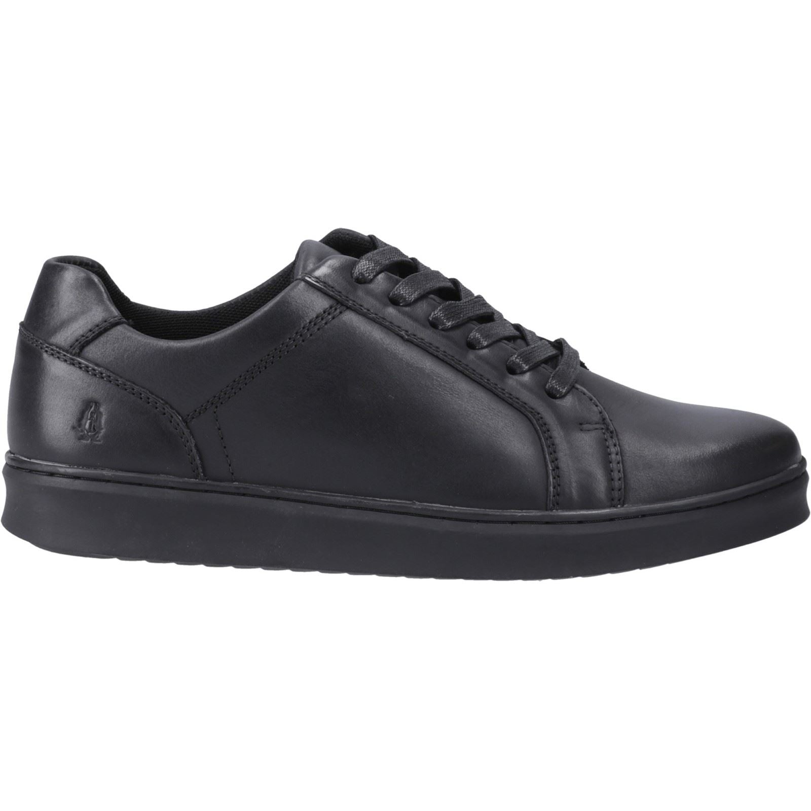 Hush Puppies Madden Leather Men's Black Sneakers