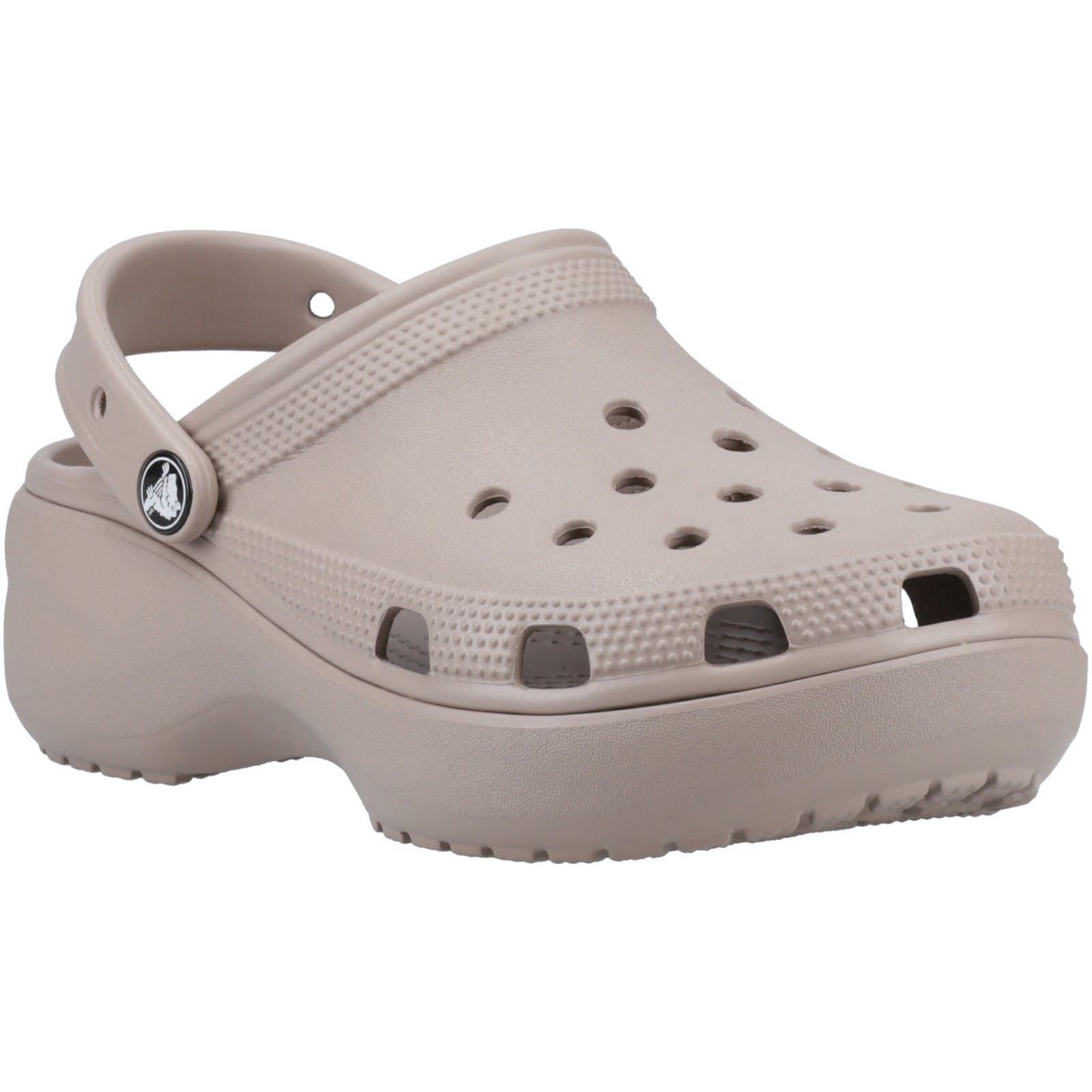 Crocs Classic Platform Clog Women's Taupe Clogs