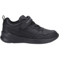 Hush Puppies Marling Bungee Lace Junior Synthetic Black Shoes