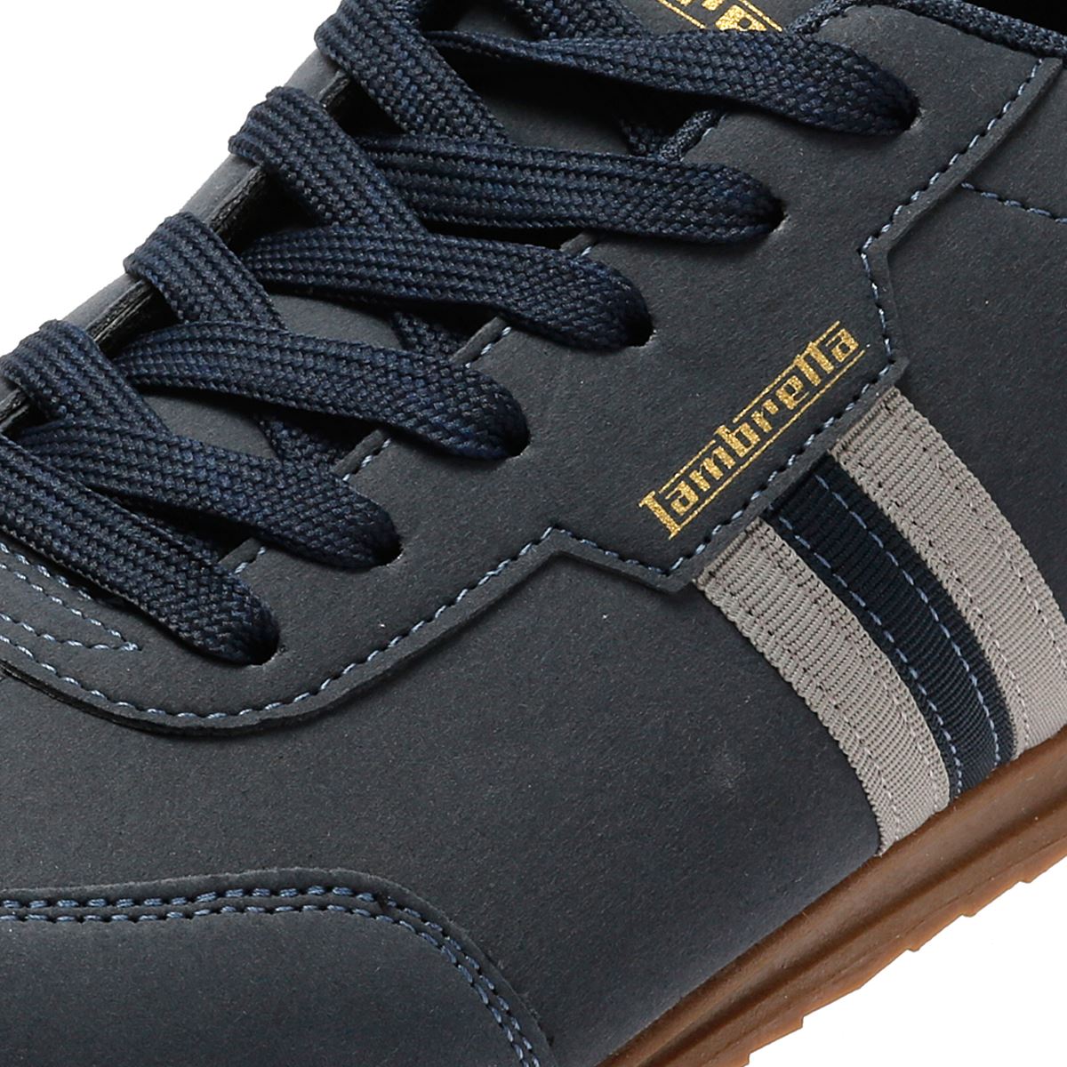 Lambretta Tackle Men's Navy/Charcoal Sneakers