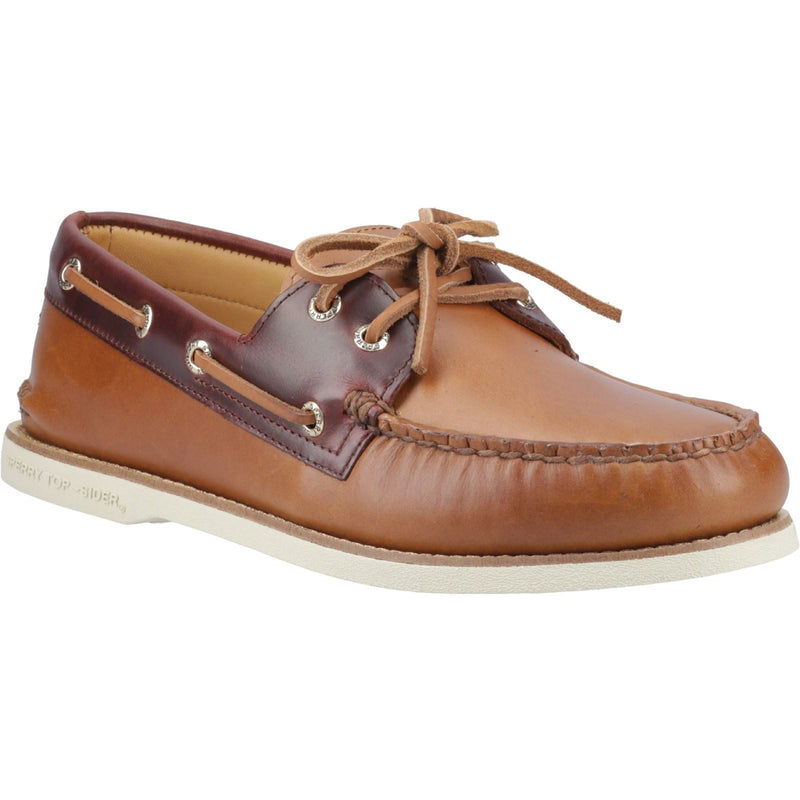 Sperry Authentic Gold Cup Leather Men's Tan/Brown Boat Shoes