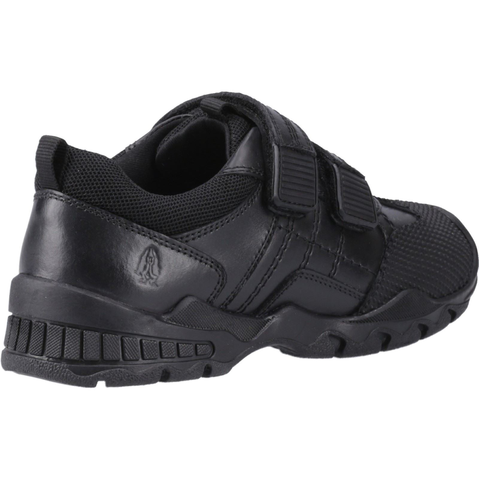 Hush Puppies Tristen Leather Boys's Black Shoes