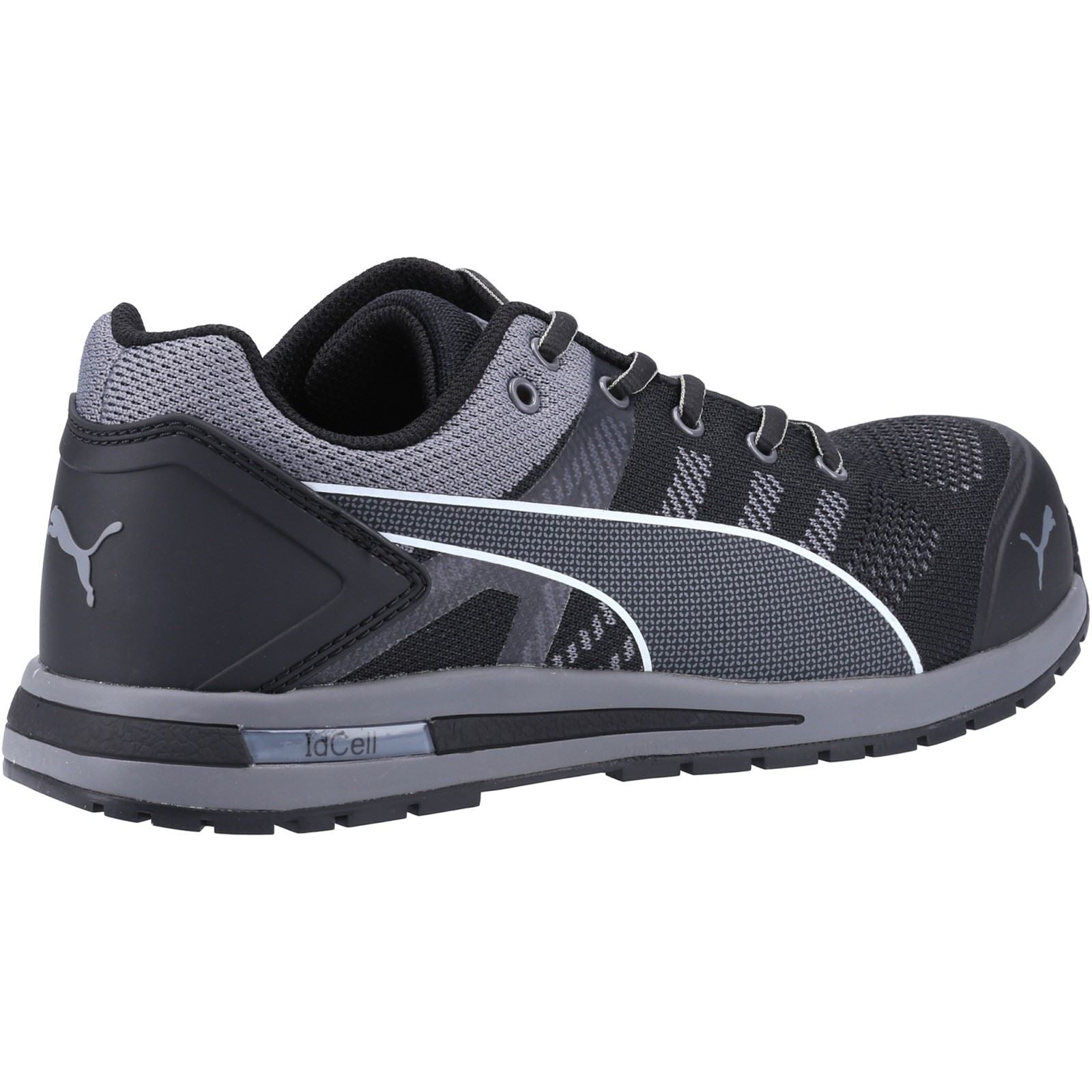 Puma Safety Elevate Knit LOW S1 Textile Black Safety Sneakers
