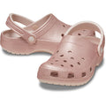 Crocs Classic Glitter Synthetic Quartz Clogs