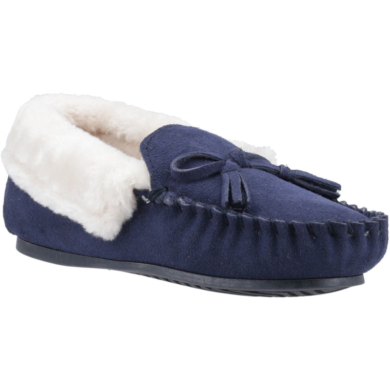 Hush Puppies Agnes Suede Women's Navy Slippers