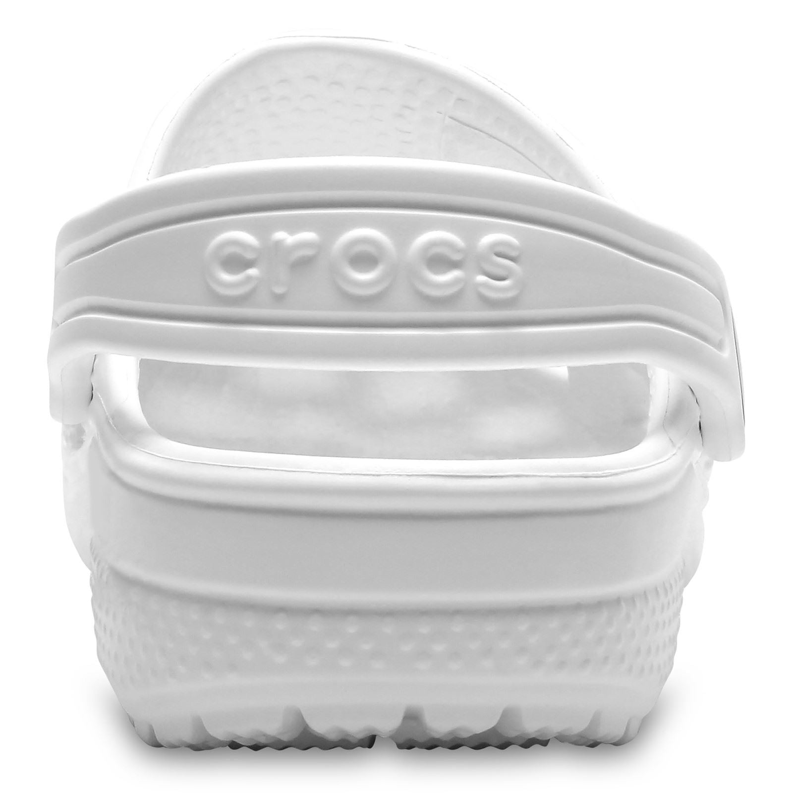 Crocs Kids' Classic Clog Synthetic White Loafers