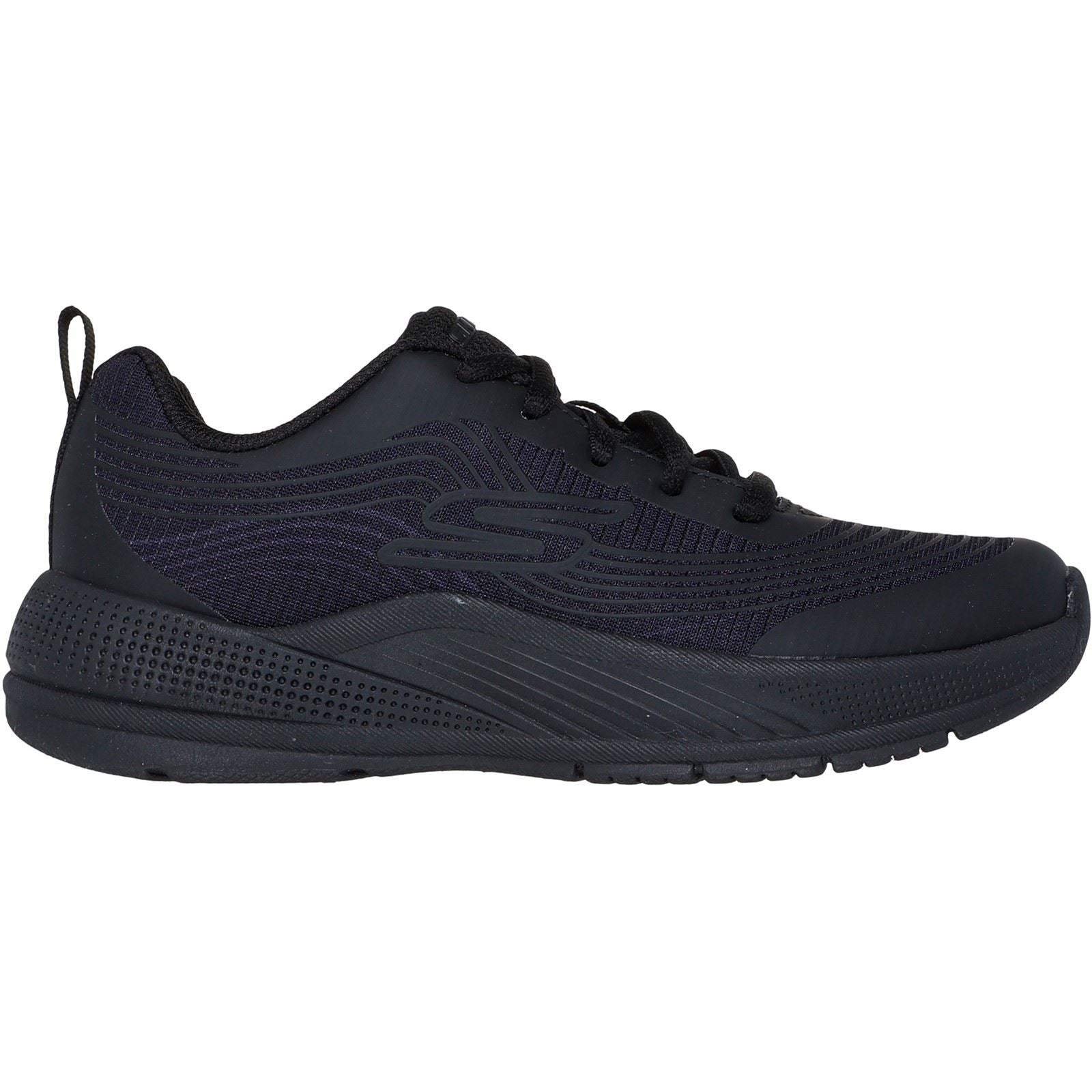 Skechers Microspec Advance Textile Girls's Black Sneakers