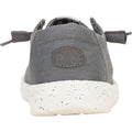 HEYDUDE Wendy Canvas 100% Cotton Women's Dark Grey Loafers