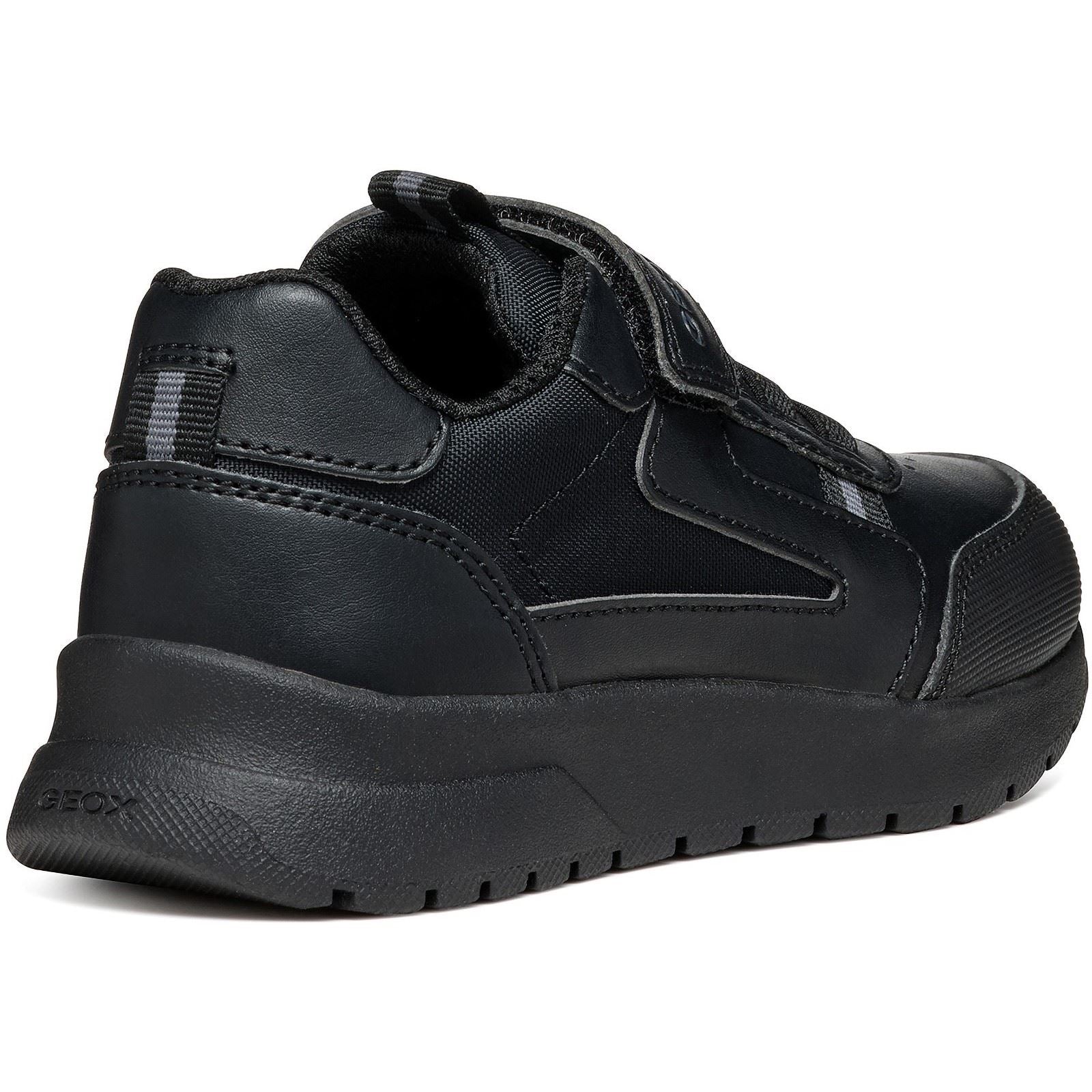 Geox J Briezee B. A Boy's Black Trainers