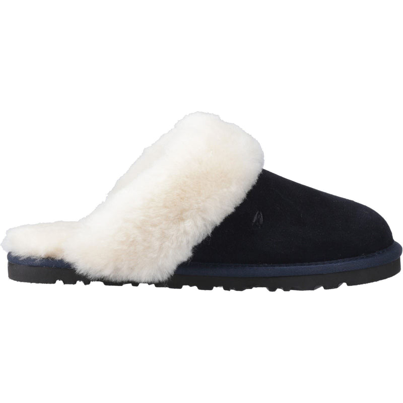 Hush Puppies Samantha Suede Women's Navy Slippers