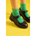 Hush Puppies Sabrina Junior Leather Girls's Black Shoes
