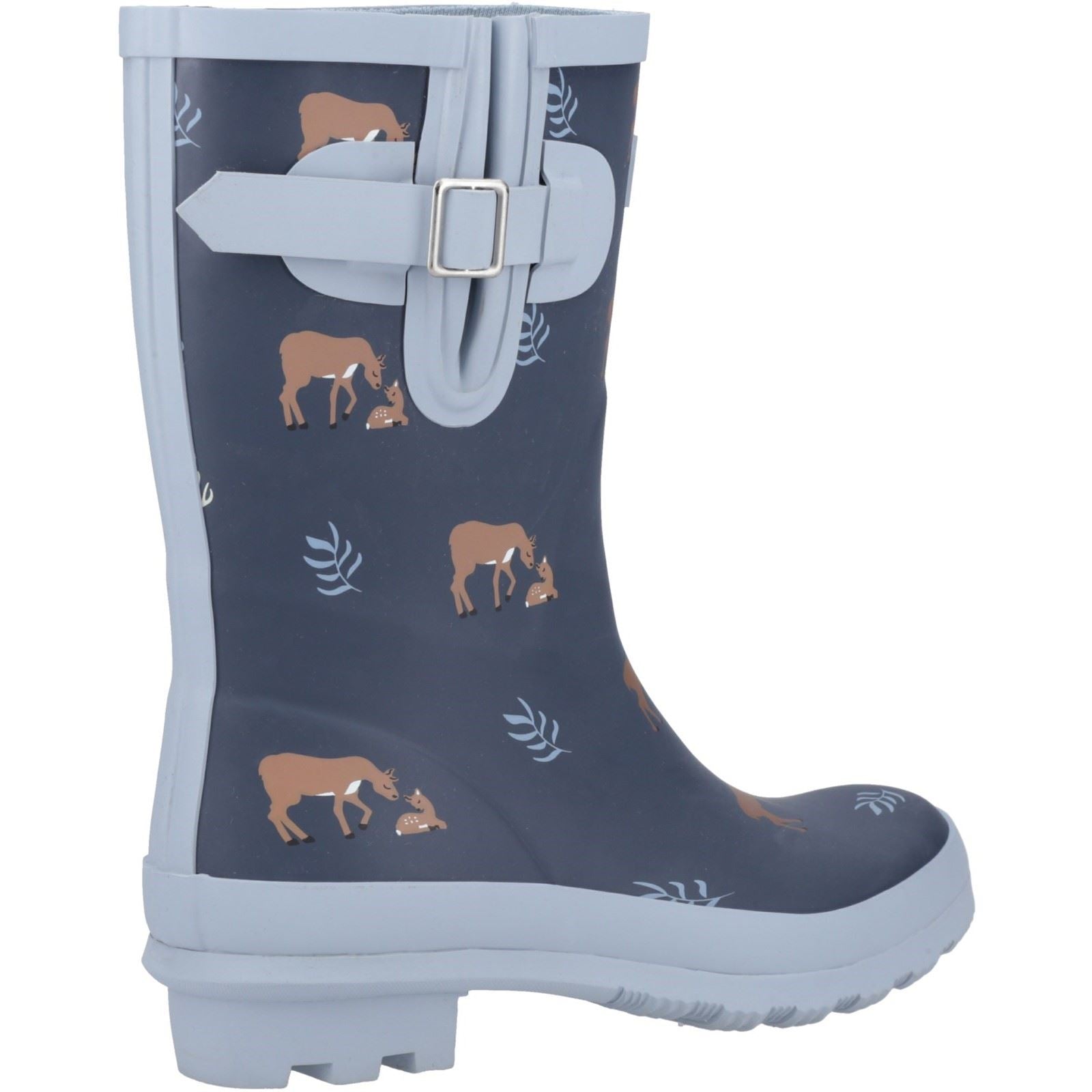 Cotswold Woodland Mid Rubber Women's Deers Wellington Boots
