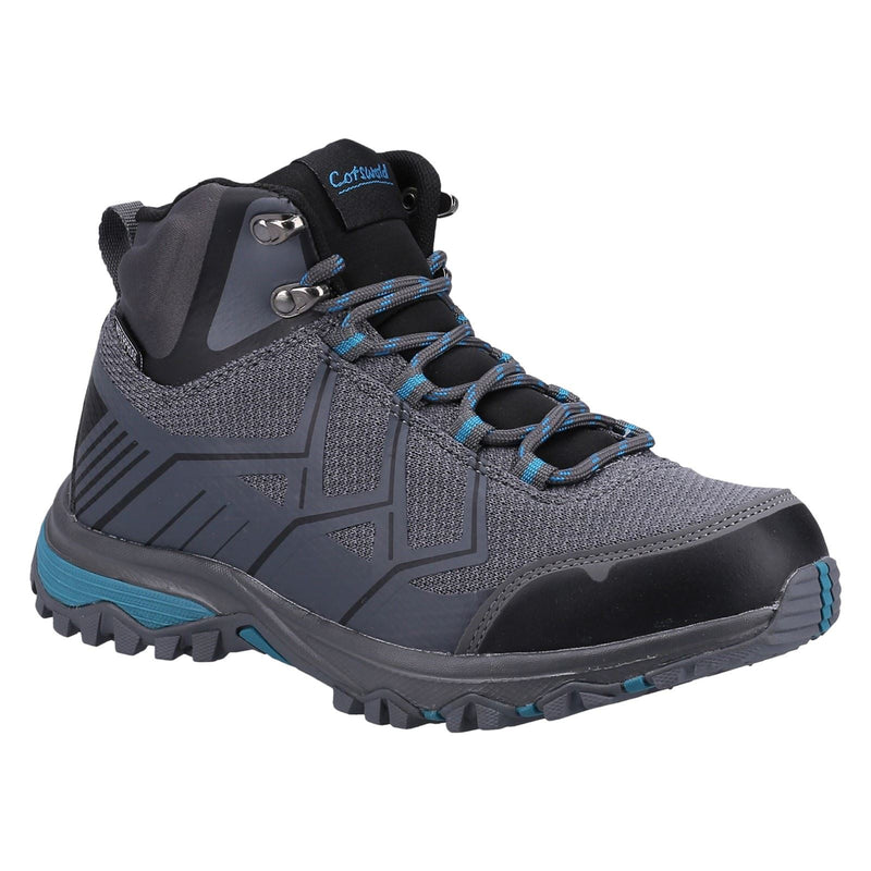 Cotswold Wychwood Mid RPET+Mesh Women's Grey/Blue Hiking Boots