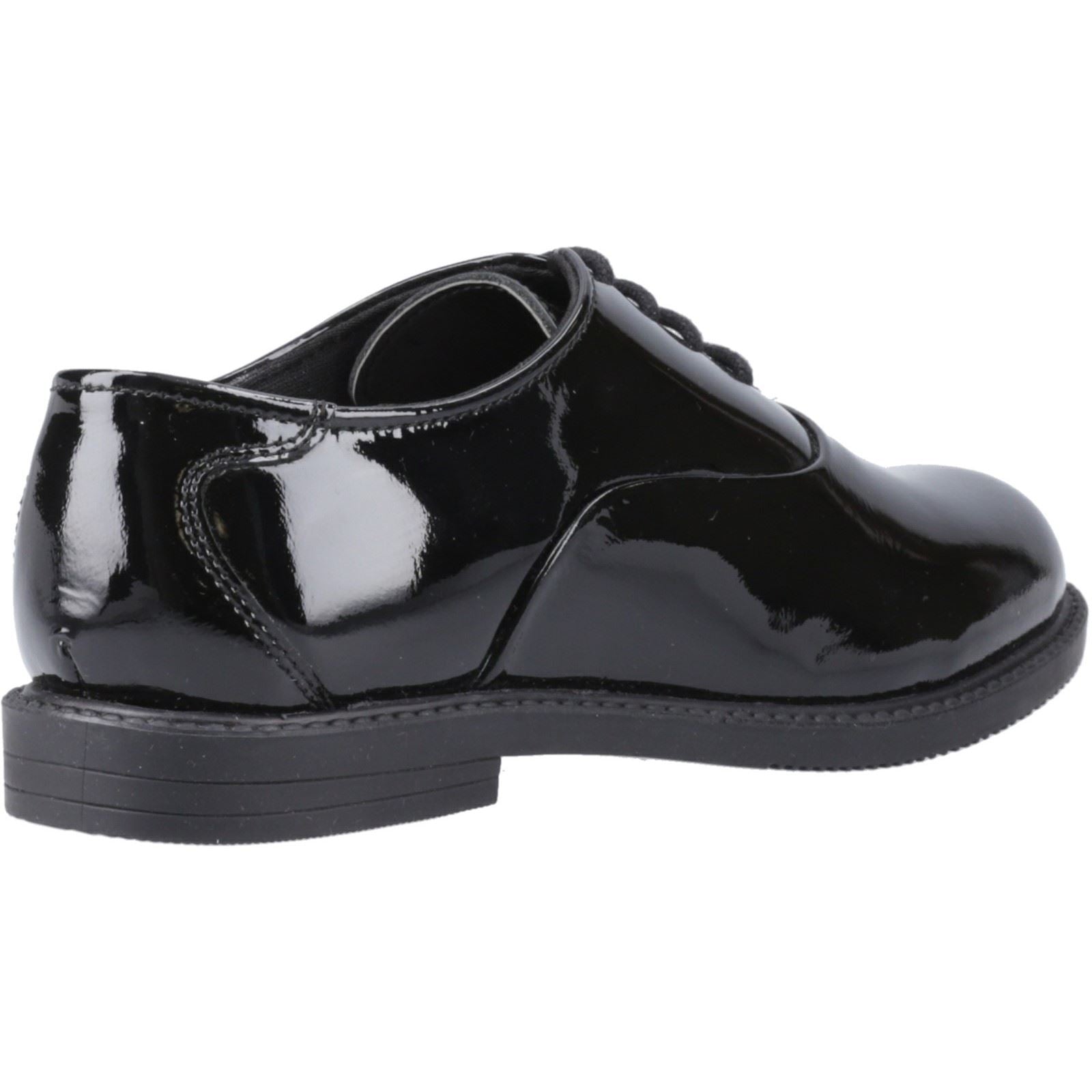 Hush Puppies Nellie Patent Leather Girls's Black Oxford Shoes