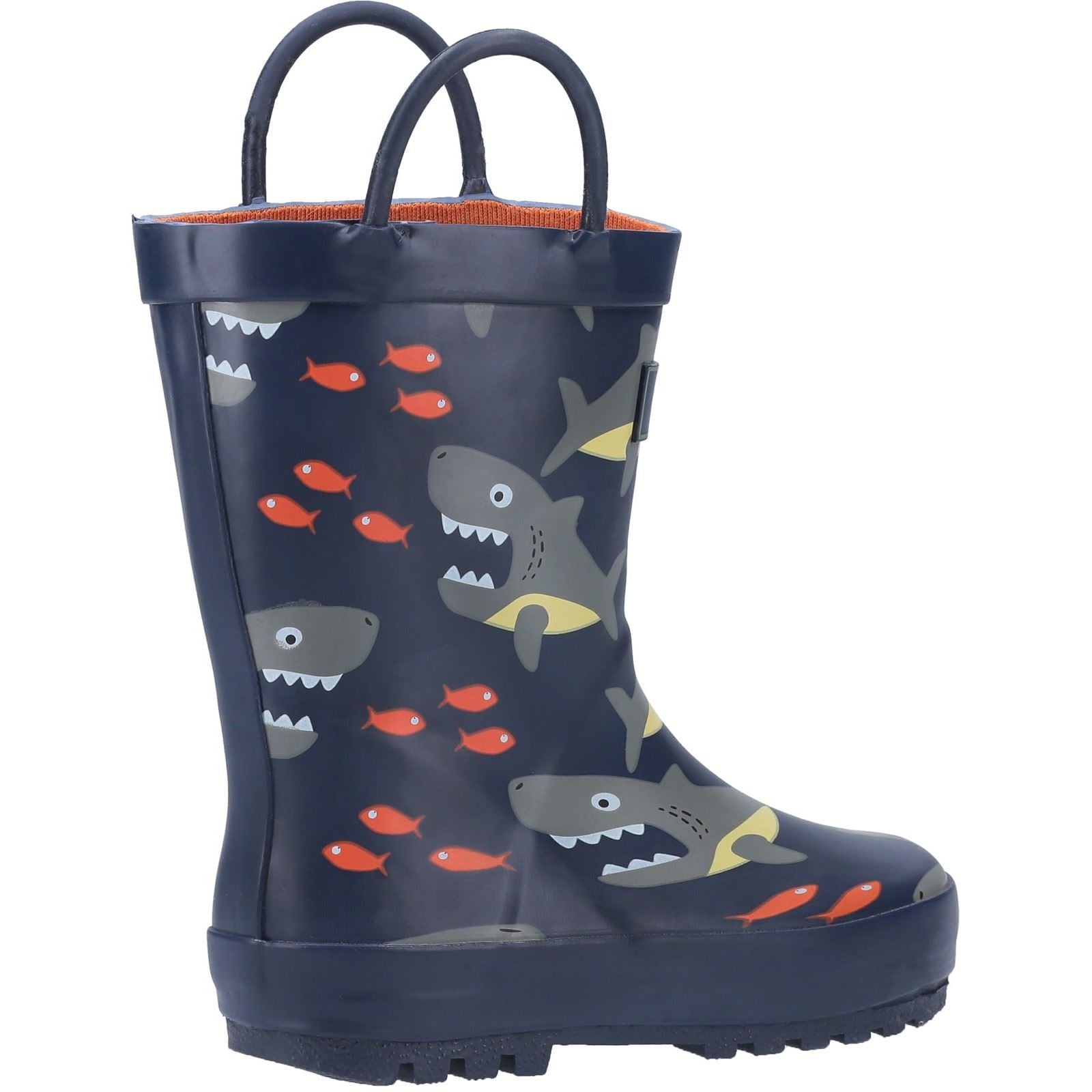Cotswold Puddle Rubber Shark Wellington Boots