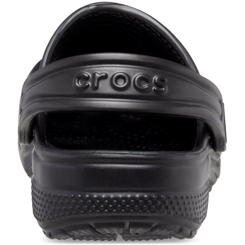 Crocs Toddler Classic Croslite Rubber Black Loafers