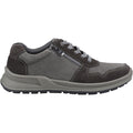 Hush Puppies Alexander Leather Men's Grey Lace-Up Shoes