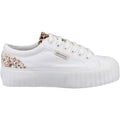 Superga 2631 Calfhair Details Leather Women's White Avorio/Leopard Spots Sneakers
