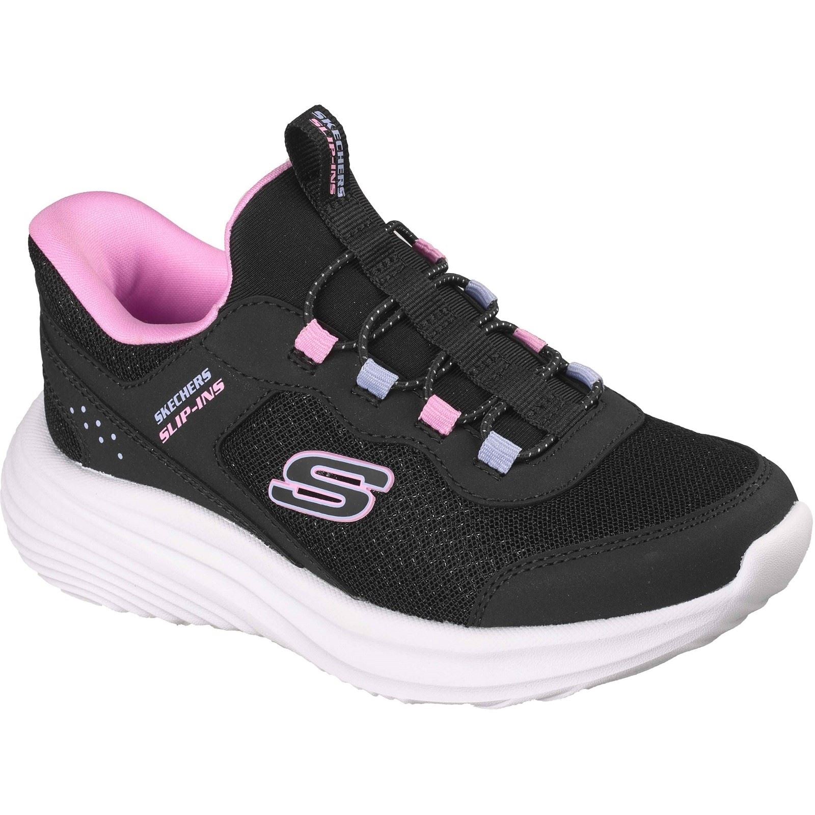 Skechers Bounder Pro Polyurethane Girl's Black Trainers