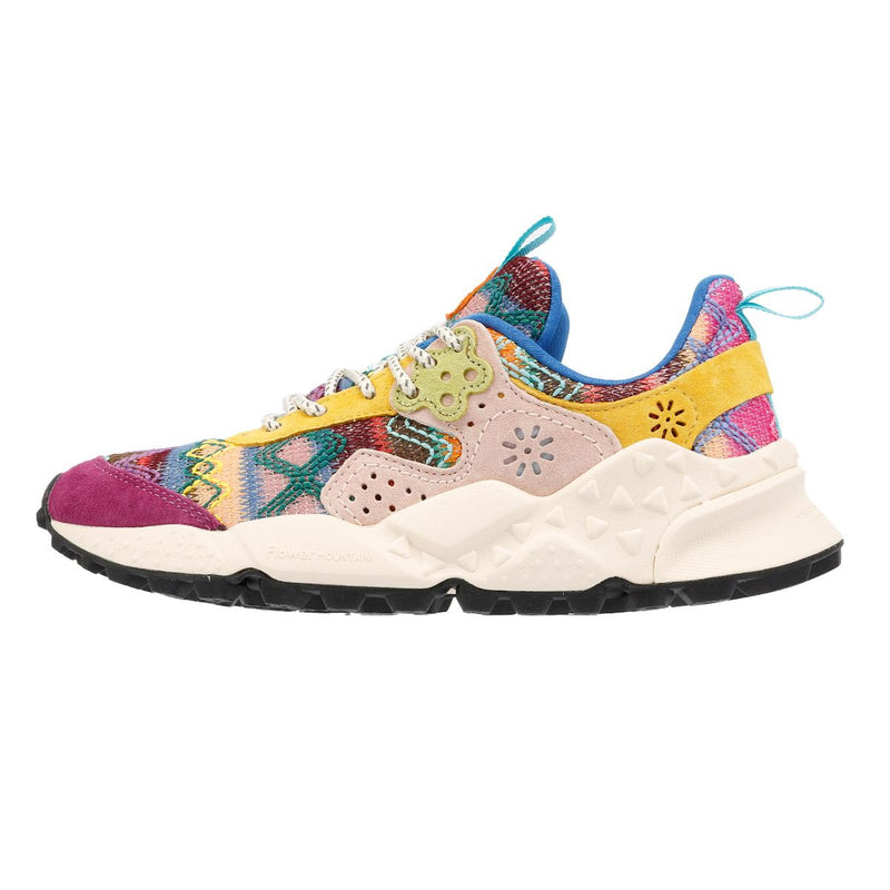 Flower Mountain Kotetsu Knit Women's Purple Aztec Sneakers